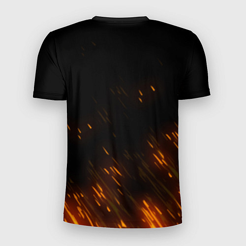Мужская спорт-футболка Apex Legends: Orange Flame / 3D-принт – фото 2