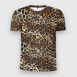 Футболка спортивная мужская Шкура леопарда, цвет: 3D-принт