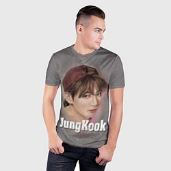 Футболка спортивная мужская BTS JungKook, цвет: 3D-принт — фото 2