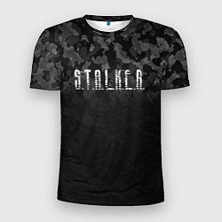 Футболка спортивная мужская STALKER: Dark Camo, цвет: 3D-принт