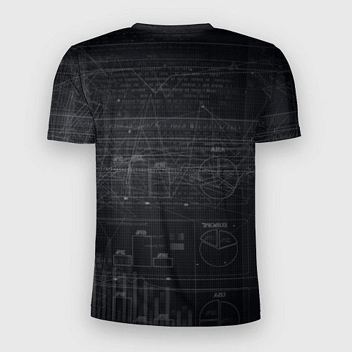 Мужская спорт-футболка Биткойн / 3D-принт – фото 2