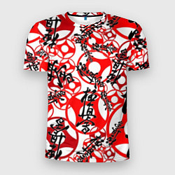 Футболка спортивная мужская Каратэ киокушинкай - эмблемы, цвет: 3D-принт
