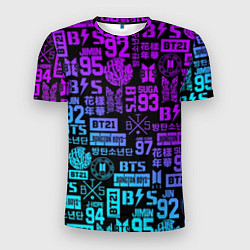 Мужская спорт-футболка BTS Logos