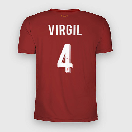 Мужская спорт-футболка Virgil van Dijk 19-20 форма / 3D-принт – фото 2