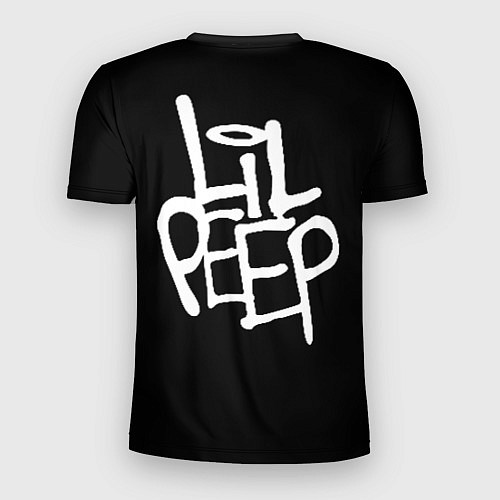 Мужская спорт-футболка Lil Peep: Dark Angel / 3D-принт – фото 2