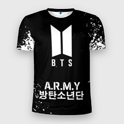 Футболка спортивная мужская BTS ARMY, цвет: 3D-принт