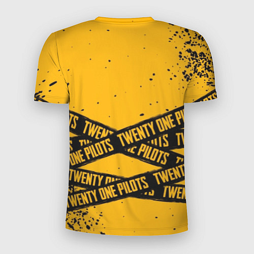 Мужская спорт-футболка 21 Pilots: Yellow Levitate / 3D-принт – фото 2