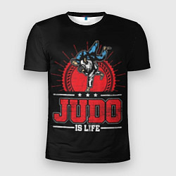 Мужская спорт-футболка Judo is life