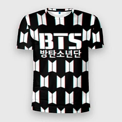 Мужская спорт-футболка BTS: Black Pattern