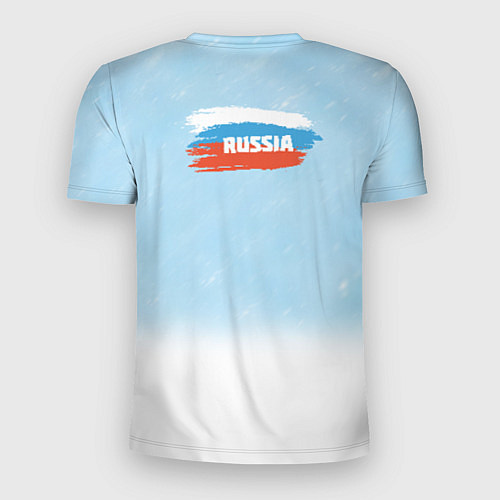 Мужская спорт-футболка Хоккей Russia / 3D-принт – фото 2