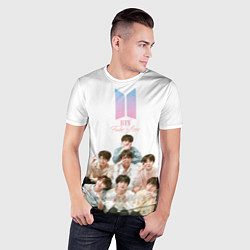 Футболка спортивная мужская Take love BTS, цвет: 3D-принт — фото 2