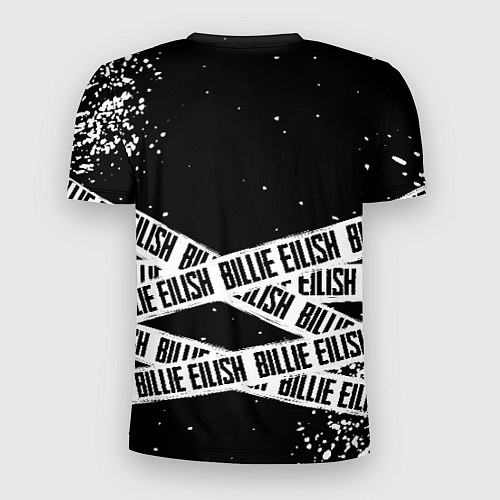 Мужская спорт-футболка BILLIE EILISH: Black Tape / 3D-принт – фото 2