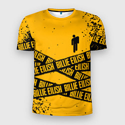 Мужская спорт-футболка BILLIE EILISH: Yellow Tape