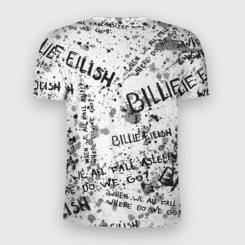 Мужская спорт-футболка BILLIE EILISH: Where Do We Go / 3D-принт – фото 2