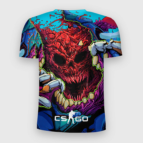 Мужская спорт-футболка CS GO monster / 3D-принт – фото 2
