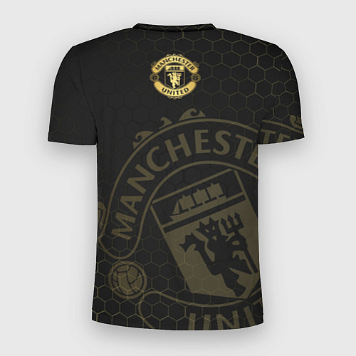 Мужская спорт-футболка Манчестер Юнайтед - team coat of arms / 3D-принт – фото 2