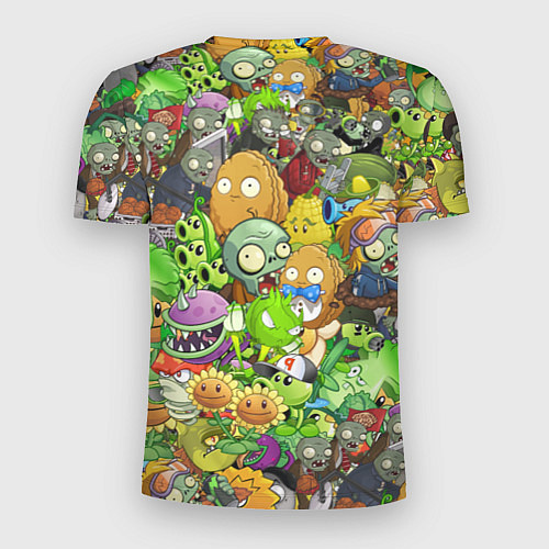 Мужская спорт-футболка PLANTS VS ZOMBIES / 3D-принт – фото 2