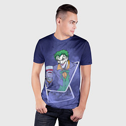 Футболка спортивная мужская Joker from cards, цвет: 3D-принт — фото 2