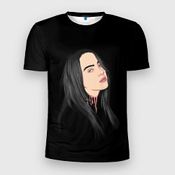 Футболка спортивная мужская Billie Eilish: Black Style, цвет: 3D-принт