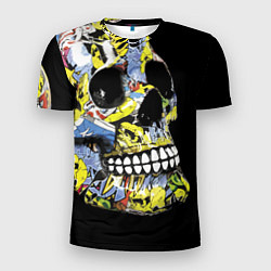 Мужская спорт-футболка Graffiti - Skull