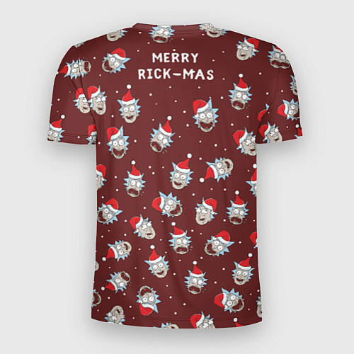 Мужская спорт-футболка MERRY RICK-MAS / 3D-принт – фото 2