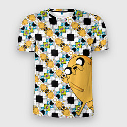 Мужская спорт-футболка Jake Adventure Time