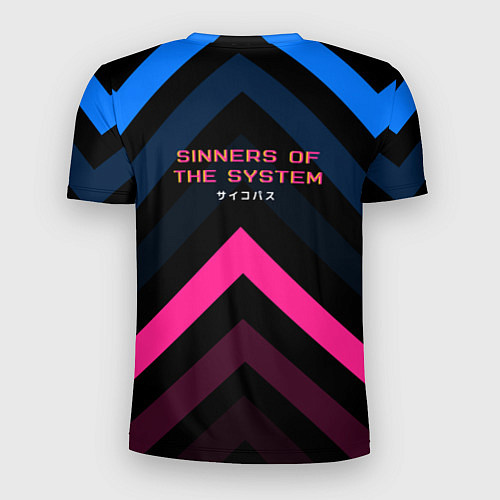 Мужская спорт-футболка Sinners of the system / 3D-принт – фото 2