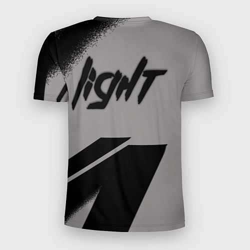 Мужская спорт-футболка Light greyesports / 3D-принт – фото 2