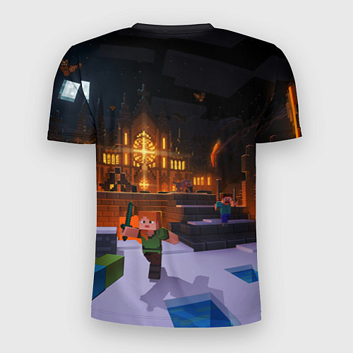 Мужская спорт-футболка MINECRAFT / 3D-принт – фото 2
