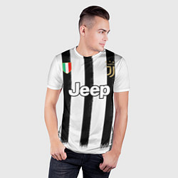 Футболка спортивная мужская Juventus home 20-21, цвет: 3D-принт — фото 2