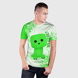 Футболка спортивная мужская MINECRAFT CREEPER, цвет: 3D-принт — фото 2