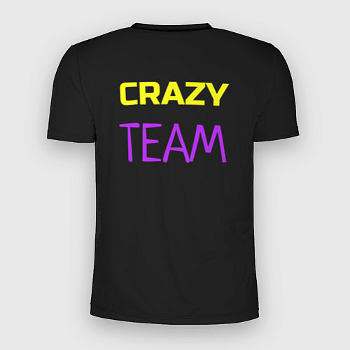Мужская спорт-футболка I am crazy man / 3D-принт – фото 2