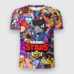 Футболка спортивная мужская BRAWL STARS CROW, цвет: 3D-принт