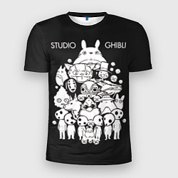 Мужская спорт-футболка Мой сосед Тоторо Studio Ghibli