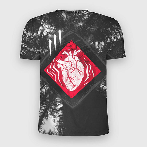 Мужская спорт-футболка DBD - beating heart / 3D-принт – фото 2