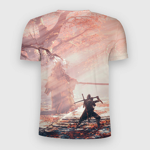 Мужская спорт-футболка Sekiro - Boss Fight / 3D-принт – фото 2