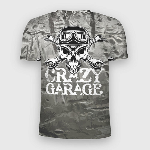 Мужская спорт-футболка Crazy garage / 3D-принт – фото 2