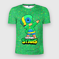 Мужская спорт-футболка Brawl Stars Leon, Dab
