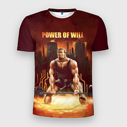 Мужская спорт-футболка Power of will