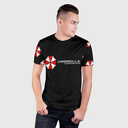 Футболка спортивная мужская Umbrella Corporation, цвет: 3D-принт — фото 2