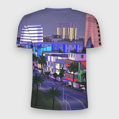 Мужская спорт-футболка Grand Theft Auto Vice City / 3D-принт – фото 2