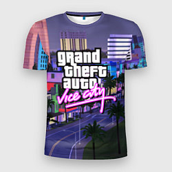 Мужская спорт-футболка Grand Theft Auto Vice City