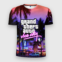 Мужская спорт-футболка Grand Theft Auto Vice City