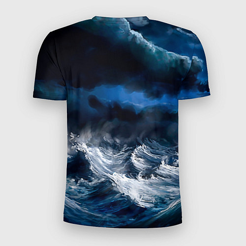 Мужская спорт-футболка Военно-морской флот / 3D-принт – фото 2
