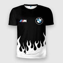 Футболка спортивная мужская BMW БМВ, цвет: 3D-принт