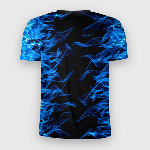 Мужская спорт-футболка Brawl Stars shark / 3D-принт – фото 2