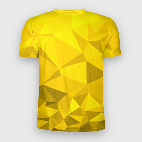 Мужская спорт-футболка YELLOW ABSTRACT / 3D-принт – фото 2