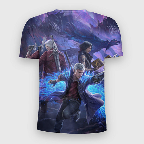 Мужская спорт-футболка DEVIL MAY CRY / 3D-принт – фото 2
