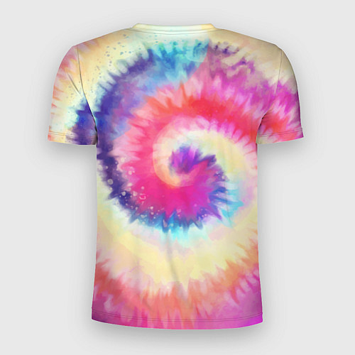 Мужская спорт-футболка Tie Dye vortex / 3D-принт – фото 2