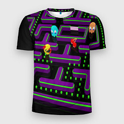 Мужская спорт-футболка PAC-MAN 3D
